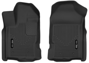 Ford Ranger Floor Mats - Front - Husky Liners - X-act Contour - Black - `19-`27